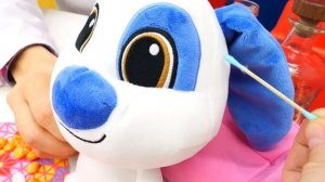 Кот Том и его друзья лечатся у Доктора Ой! Игры в доктора в видео про игрушки для детей