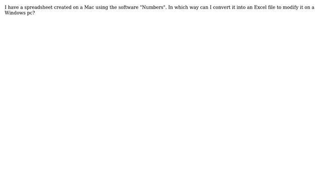 Convert Numbers file to Excel file смотреть онлайн