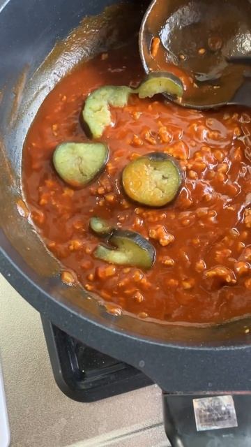 ナスのトマトチーズカレーパスタ🍝 смотреть онлайн