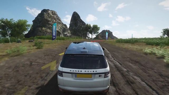 FH4 (Forza Horizon 4) Land Rover Range Rover Realistic Offroading Gameplay смотреть онлайн