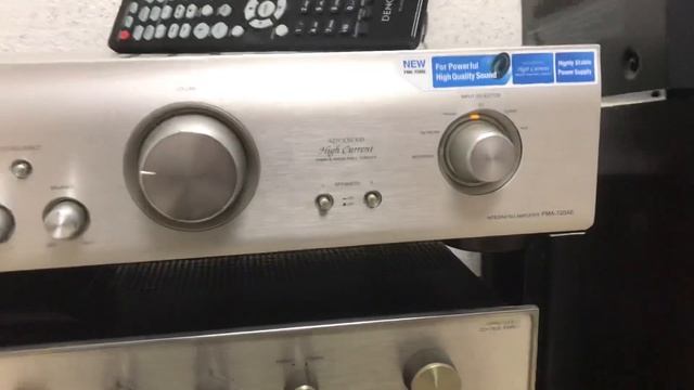 DENON PMA-720AE Integrated Amplifier (demo) Демонстрация работоспособности усилителя смотреть онлайн