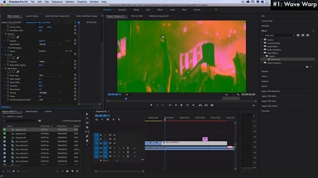 Wave Warp effect смотреть онлайн