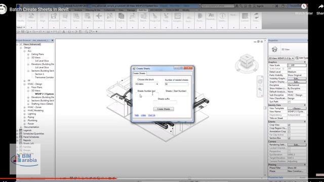 revit Batch Create Sheets смотреть онлайн