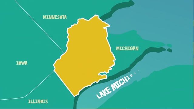 Learn About The Geography Of Wisconsin! | 50 States Songs For Kids | KLT