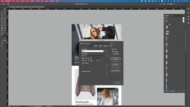 How to Search Specific Words and Change in Indesign (1min) смотреть онлайн