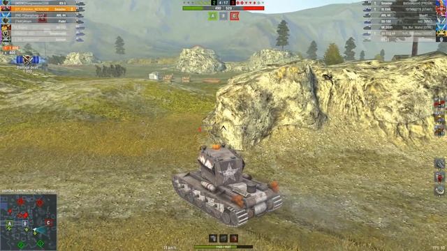 M18 Hellcat, Smasher & Churchill Mk. VI • RASEINIAI HEROES WoT Blitz смотреть онлайн