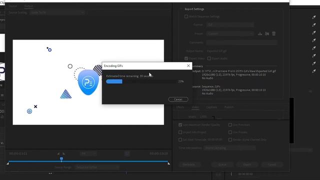 How to Export GIF in adobe premiere pro CC | Tutorial for beginner смотреть онлайн