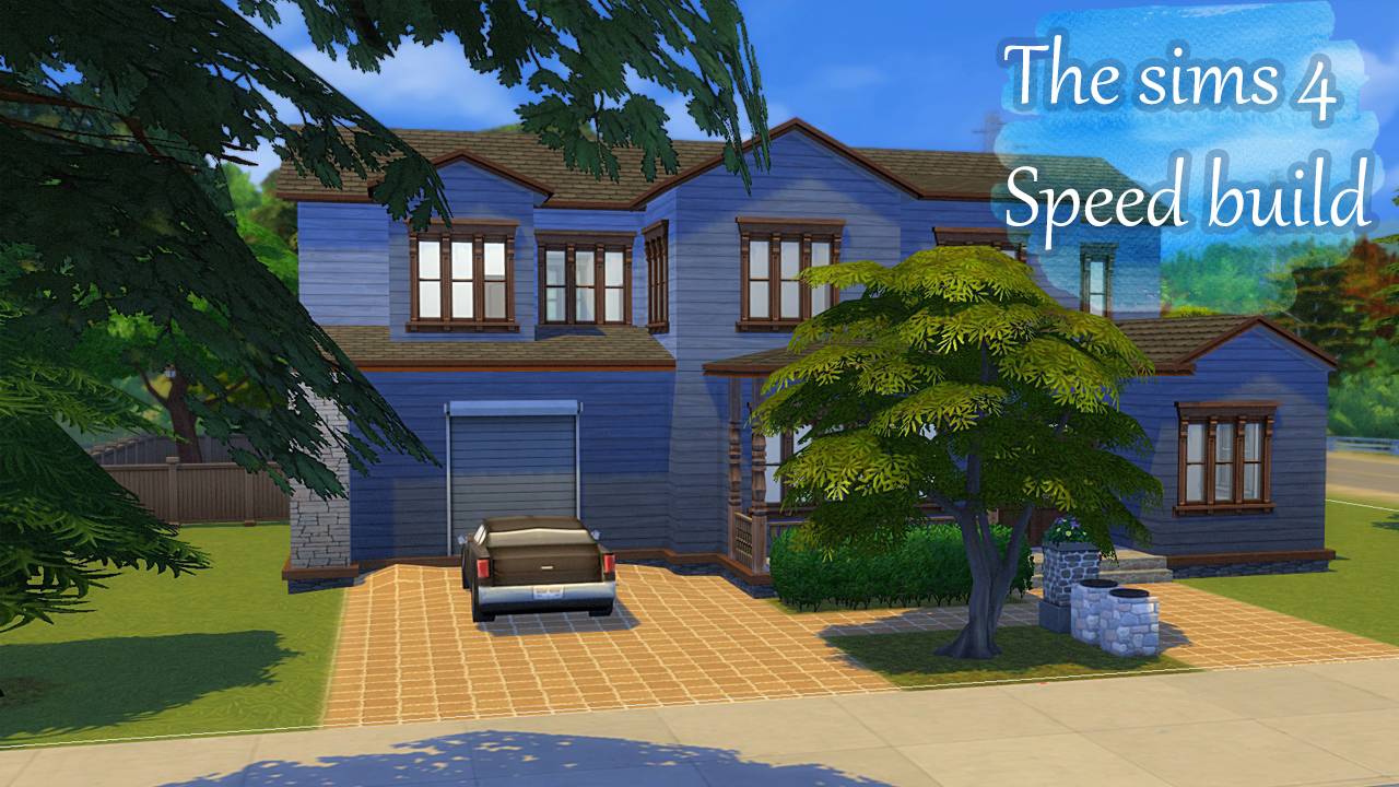 Строительство семейного дома | The Sims 4 | House Building | Speed Build