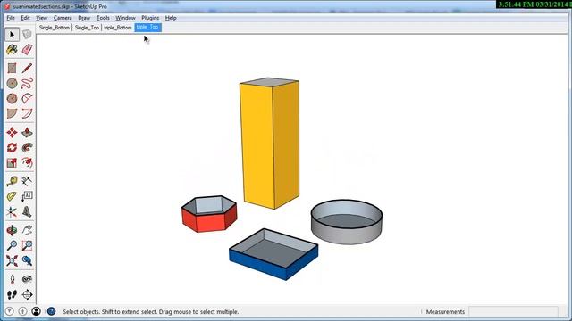 SketchUp Plugin: Animate Sections смотреть онлайн