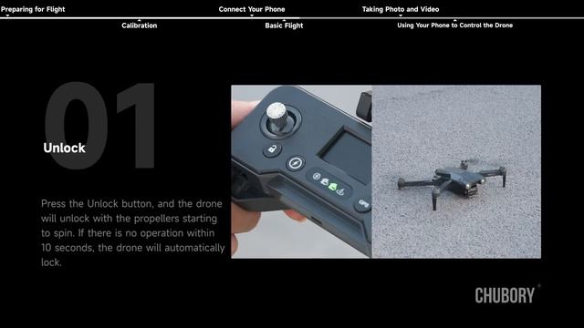 CHUBORY X10 PRO GPS Drone Operation Guidance Video смотреть онлайн