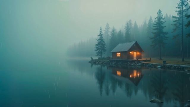 PEACE Beautiful Soothing Ambient Music With Rain And Healing Soundscapes смотреть онлайн
