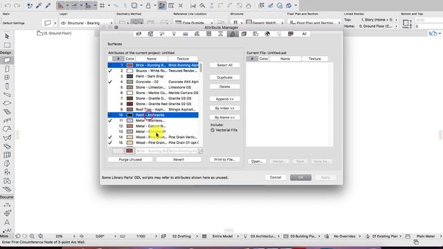 Importing Attributes into ArchiCAD смотреть онлайн