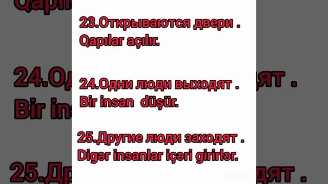 Rus Dilinde Danisiq Oyrenmek, A1 Seviyyesi Ders- 5, Rus Dili Oyrenmek,