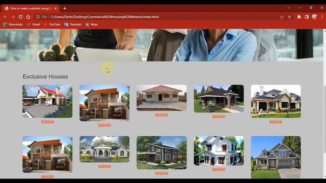 How to make Website Using HTML | CSS | Start to End | Step by Step Tutorial смотреть онлайн
