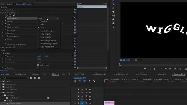 How To Make Wiggle Text Effect In Premiere Pro | Wiggle Text Effect Tutorial смотреть онлайн