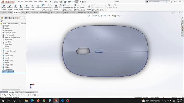 I designed my own mouse In solidworks 👷 смотреть онлайн