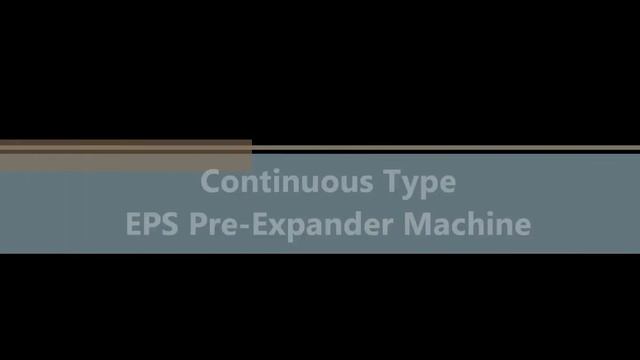 EPS Pre-Expander Machine