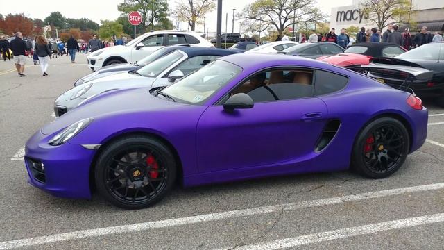2014 KPMF ICE PURPLE MATTE AMETHYST WRAPPED PORSCHE CAYMAN S COUPE смотреть онлайн