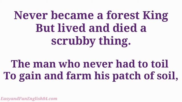 The Poem ☞ Good Timber/By: Douglas Malloch смотреть онлайн