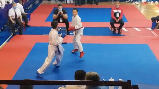 Prvenstvo Srbije Karate 2020 Cacak Edin Murkic kategorija Nade 2008 -47kg borbe смотреть онлайн