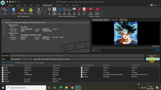 How To Change Video Resolution In VSDC Free Video Editor?