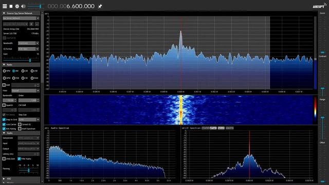 North Korean Noise Jamming Of South Korean Voice Of The People - 6600 KHz