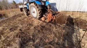 ФБН-1.5  на МТЗ-1221,  первая проба