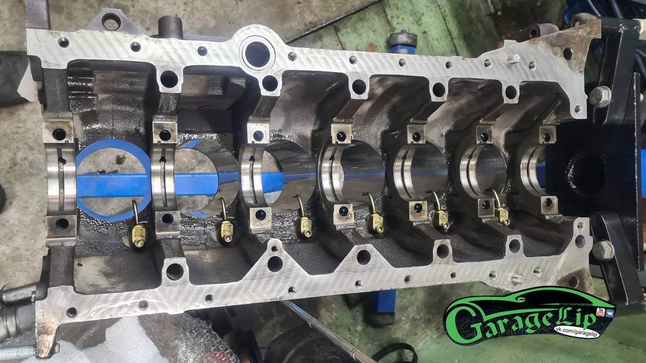 1JZ-GTE TT Toyota Soarer Подготовка к сборке, подбор вкладышей