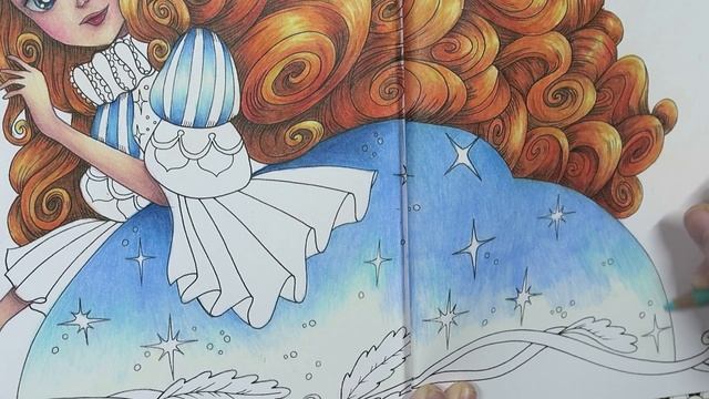 Coloring Book Journey - 028 The Wizard Of Oz By Fabiana Attanasio - Glinda / Part 3