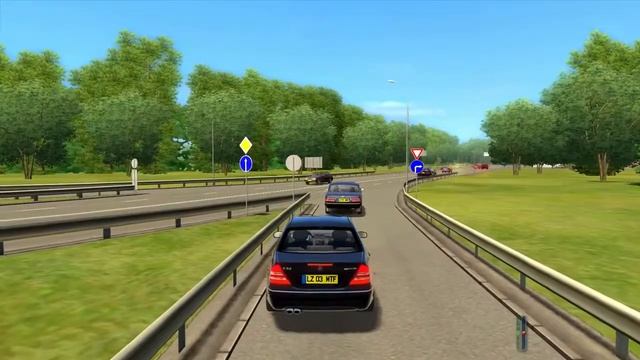 Mercedes C32 AMG Drift (City Car Driving) смотреть онлайн