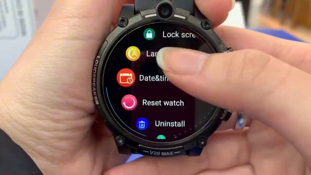 New V20 Dual Camera Smart Watch 4G Pluggable SIM Card Waterproof Positioning HD Video Call смотреть онлайн
