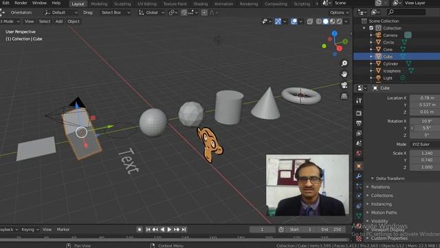 Blender 3D - 6.5 - Objects Properties смотреть онлайн