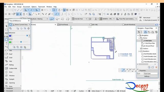 ArchiCAD Tutorial: Bungalow House Design G+1 Part 2 // House design A - Z for beginners😳😍 смотреть онлайн