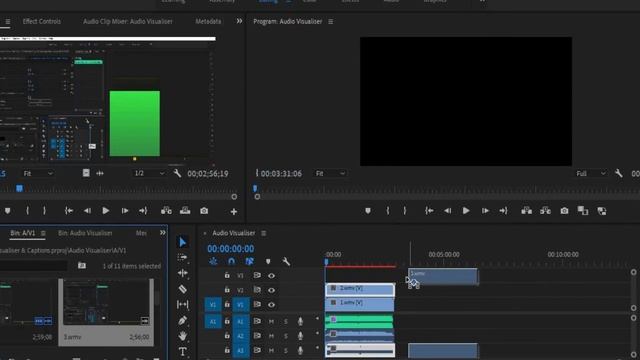 How to Create an Audio Spectrum Visualiser in Adobe Premiere Pro смотреть онлайн