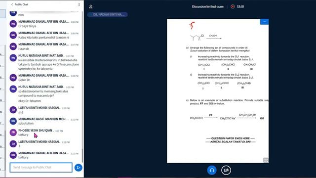 CHM3201 Revision for final exam 1/4/21 смотреть онлайн