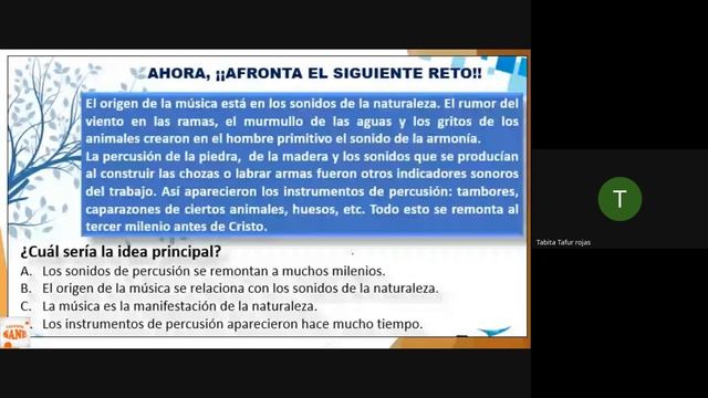 Curso: R.V /Tema: COMPRENSIÓN DE LECTURA/ I Bim - 4ºsec/Fecha: 2024-05-25(18:05)/CLASES ONLINE смотреть онлайн