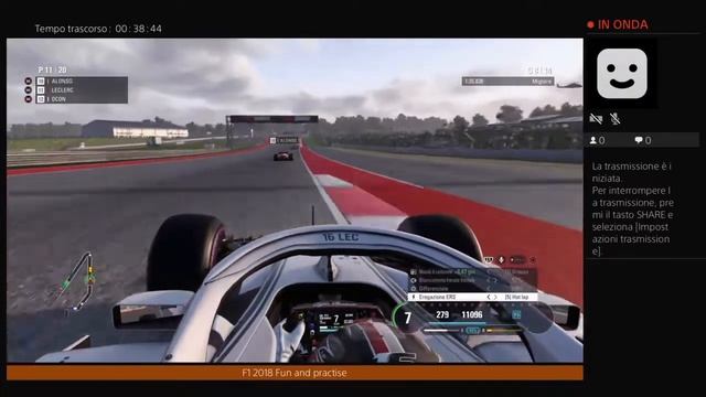 F1 2018 Austin hotlap and race IA 110 LECLERC смотреть онлайн