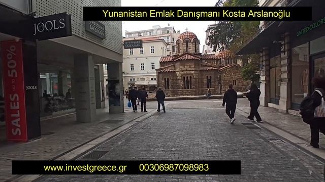 Ermou Caddesinin En Eskisi Kapnikarea Kilisesi, Ermou Emlak Danışmanı Kosta arslanoglu смотреть онлайн