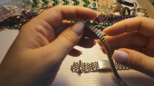 60. Любопытная посылочка с бижутерным ломом. Распаковка. Часть 2