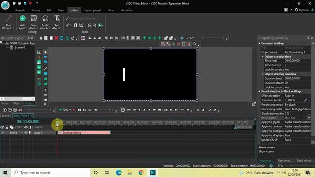 How to create 'Typewriter Effect' in VSDC Free Video Editor? смотреть онлайн