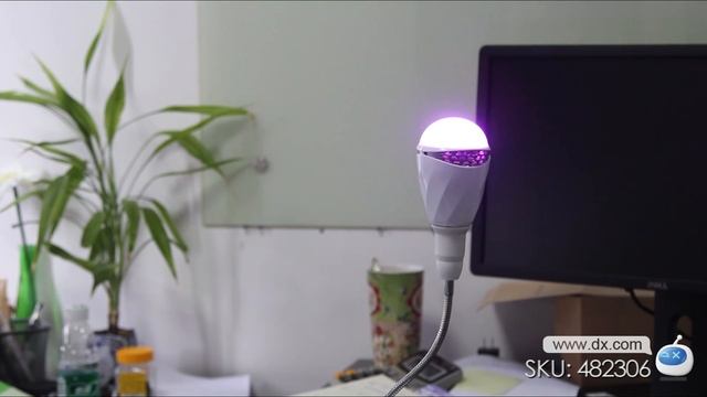 Smart AI !!!Voice Control RGB LED Bulb, E27 3W 180LM смотреть онлайн