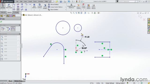SolidWorks 2014 Essential Training # 04 02 arc смотреть онлайн