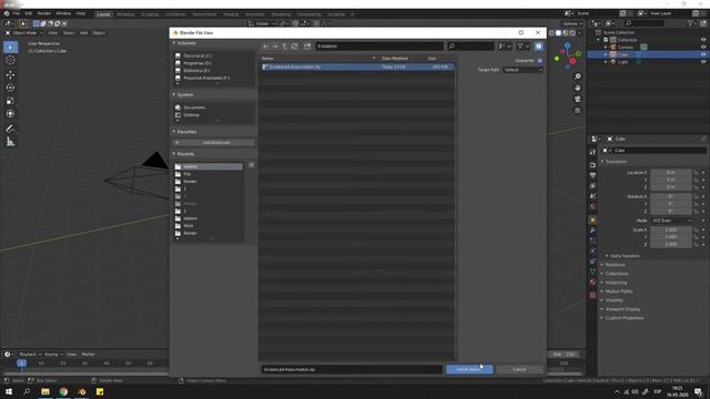 How To Install Addons In Blender 2 8 Blender Screen Cast Keys Addons смотреть онлайн