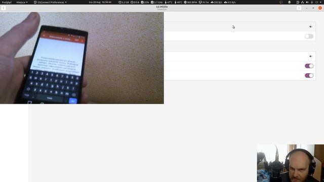Test GSConnect I LG G4C W Ubuntu 20.04 LTS - Czyli Plasmy Nam Nie Trzeba :)