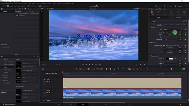 Simple Text Animation in Davinci Resolve смотреть онлайн