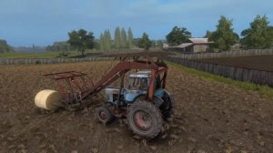 [РП] ПРОДАЛ ТЮКИ СОЛОМЫ МЕСТНОМУ ДЕДУШКЕ! РАБОТАЮ НА МТЗ 82 СТОГОМЁТ! FARMING SIMULATOR 2017
