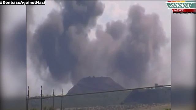 The war on Ukraine. July 2014. Rovenky. The explosion of the mine as a result of firing! смотреть онлайн