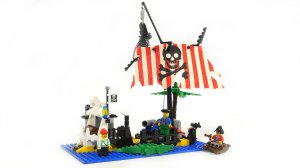 Собираем пиратский остров из конструктора лего - enlighten pirares 312 302