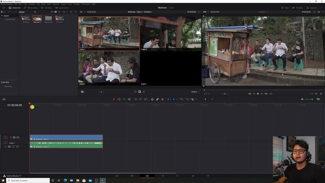 Tutorial multi camera davinci resolve 17 | MULTICAM смотреть онлайн