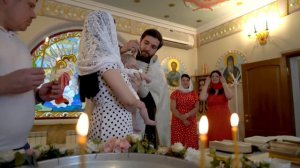 Крещение малышки в Храме иконы Божией Матери "Целительница". Краснодар